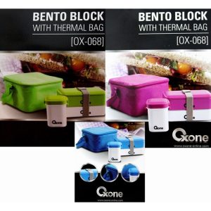 Oxone OX068 Kotak Makan Set Bento Tempat Makan 1L BPA Free