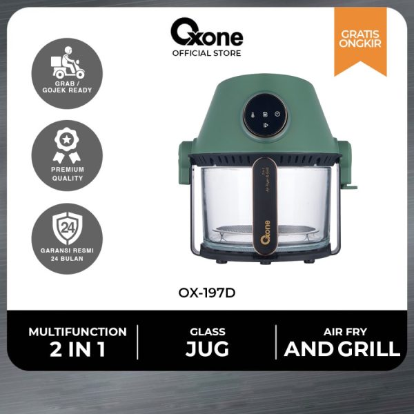 Oxone OX197D 2in1 fuction airfryer and grill